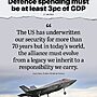 We must ensure our Defence Force has the funding it needs to keep our nation saf...