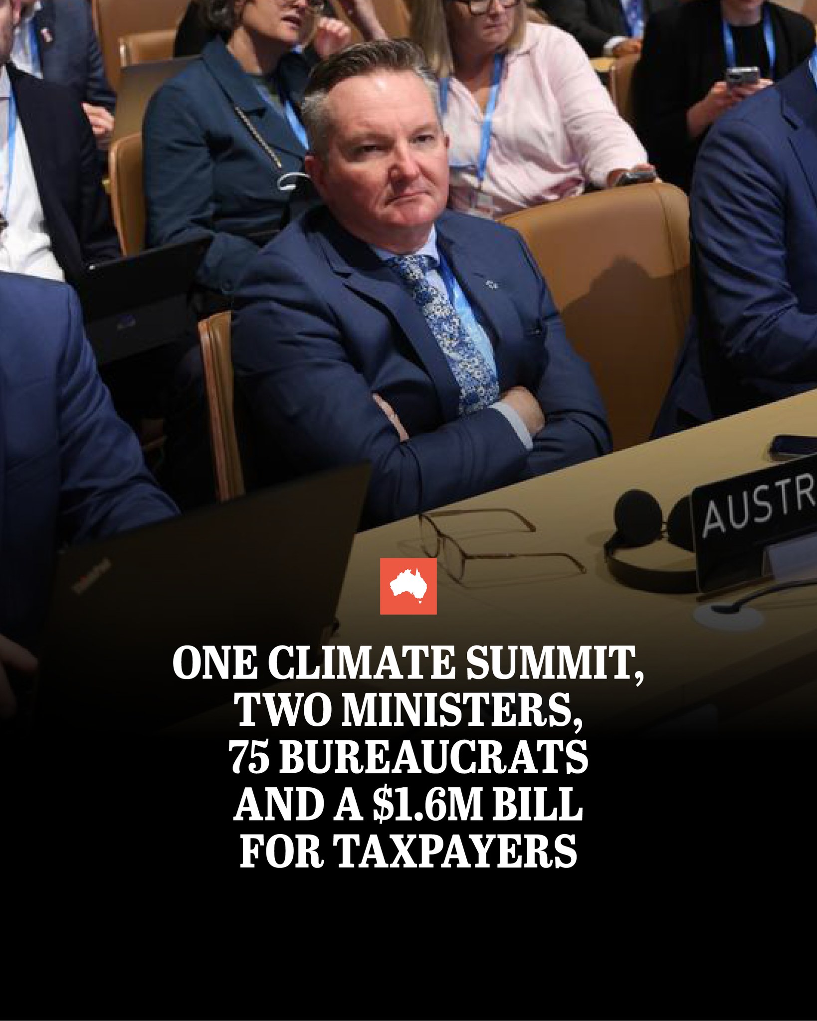 Liberal Party of Australia: When Australians are struggling with high energy prices, sending 75 officials to…