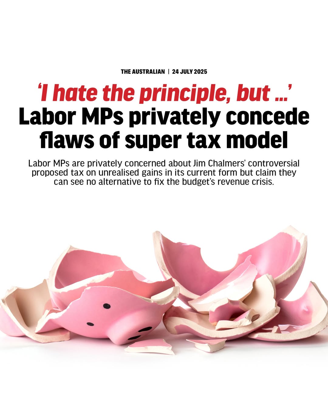 When Labor runs out of money, it comes after yours....