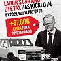 Labor’s new car tax unfairly punishes families and tradies who need larger vehic...