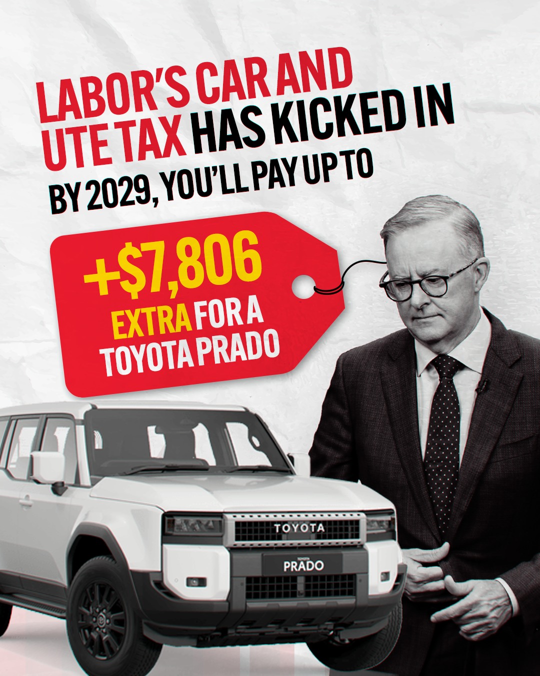 Labor’s new car tax unfairly punishes families and tradies who need larger vehic...