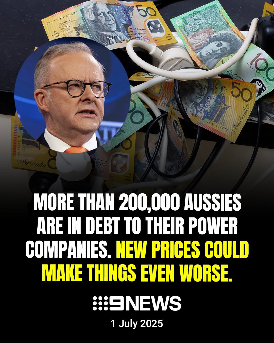 National Party of Australia: Over 215,000 Australians drowning in energy debt, and now bills will surge up to…