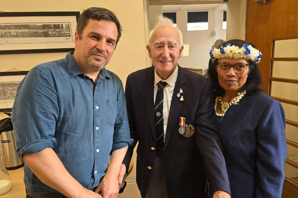 Nuclear Test Veteran Tells Story to Local Students
