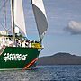 Rainbow Warrior Arrives in Auckland. © Bryce Groves / Greenpeace