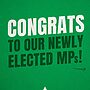 Congratulations to Tasmania’s re-elected Greens MPs!...