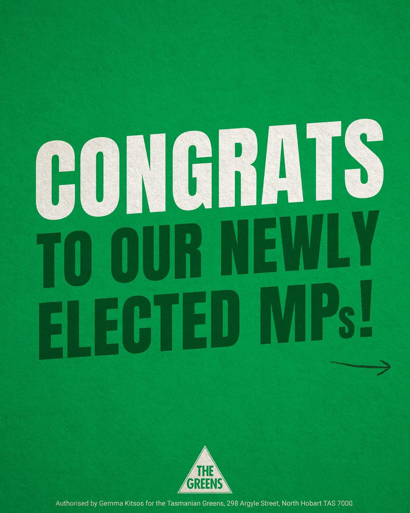 The Australian Greens: Congratulations to Tasmania’s re-elected Greens MPs!…