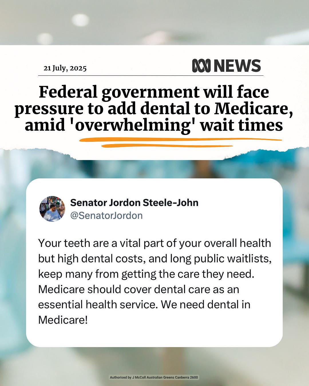 Dental healthcare should not be a luxury...