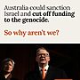 If Australia is serious about stopping the genocide, we would impose equivalent ...