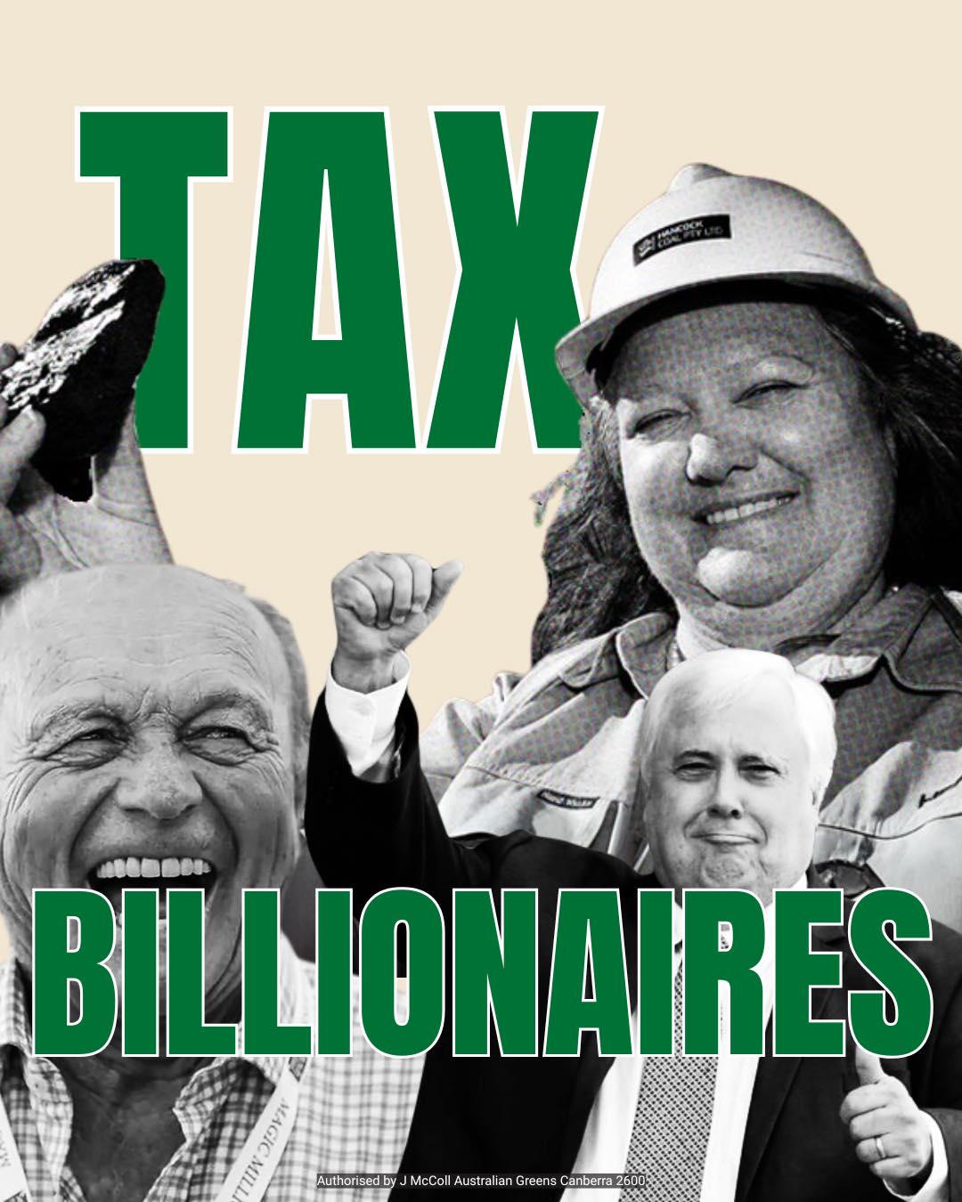 The Australian Greens: It’s past time billionaires paid their fair share…