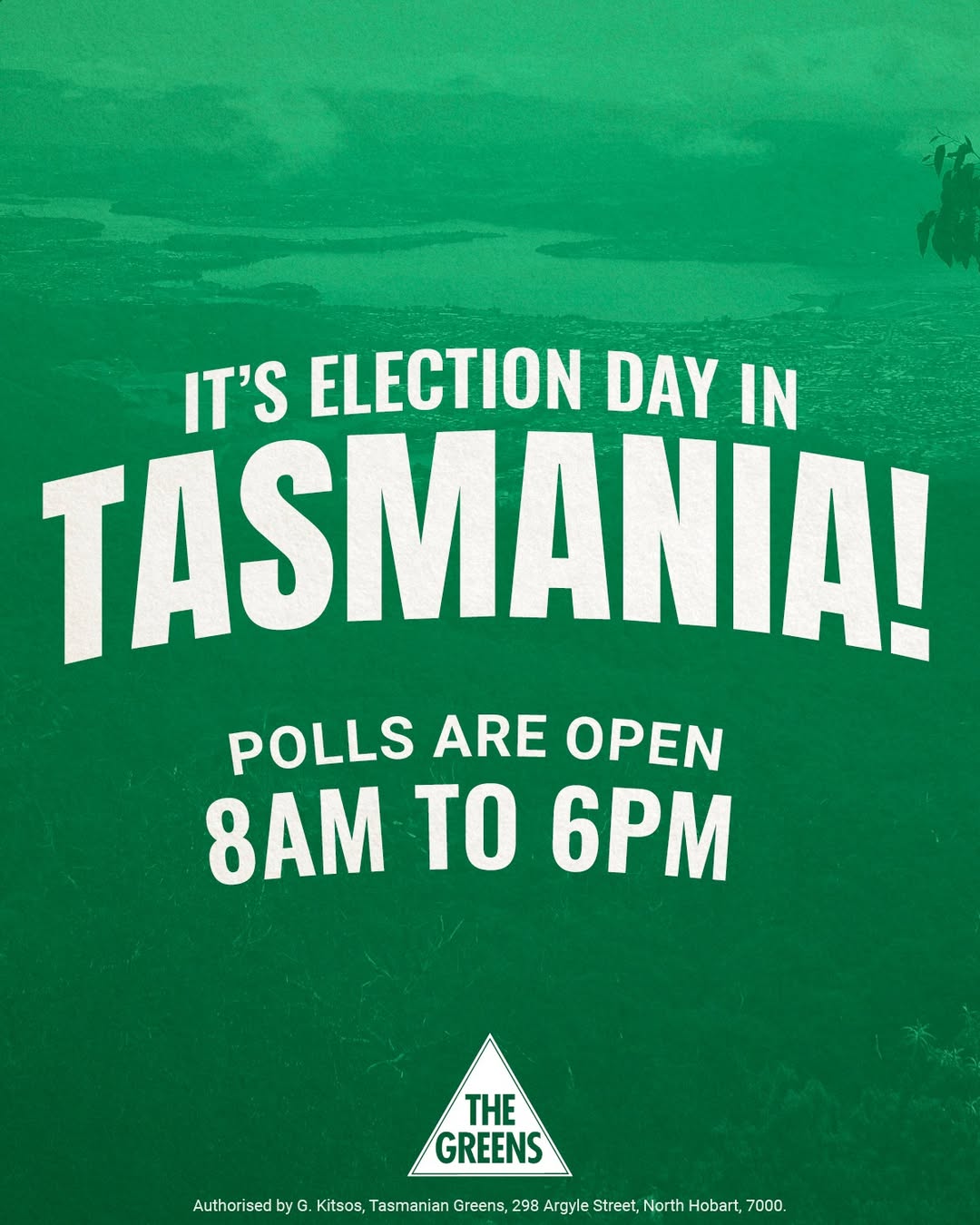 The Australian Greens: TODAY IS THE DAY!…