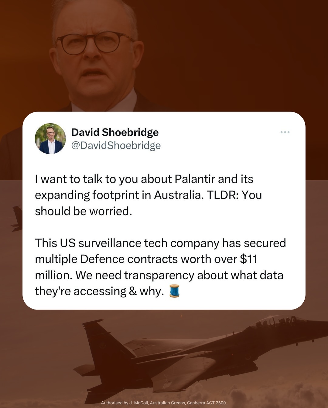 The Australian Greens: Technology should serve people, not track them and dismantle democracies….