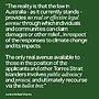 “The Torres Strait Islands and their traditional inhabitants face a bleak future...