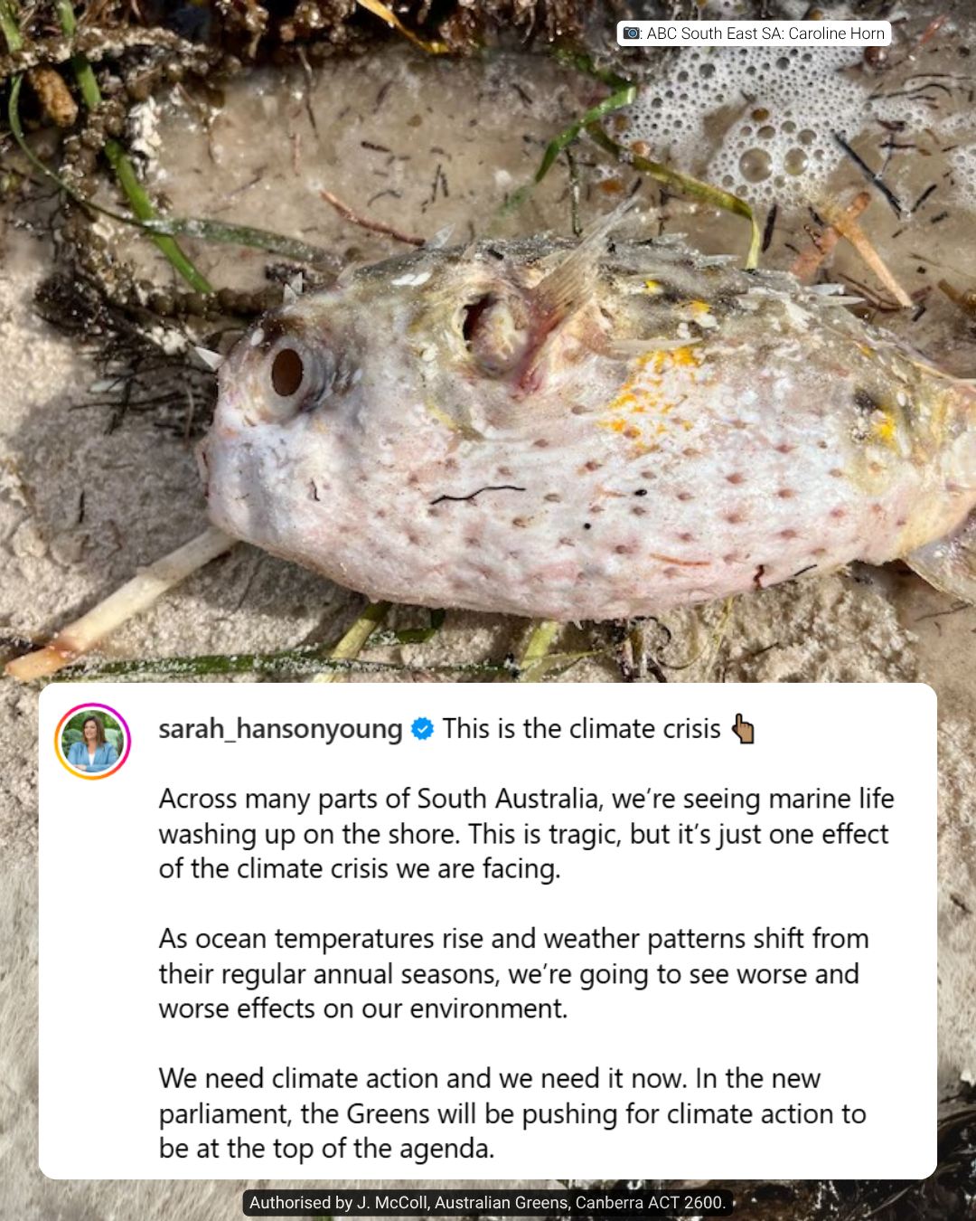 This is not a far off future problem, the climate crisis is happening now....