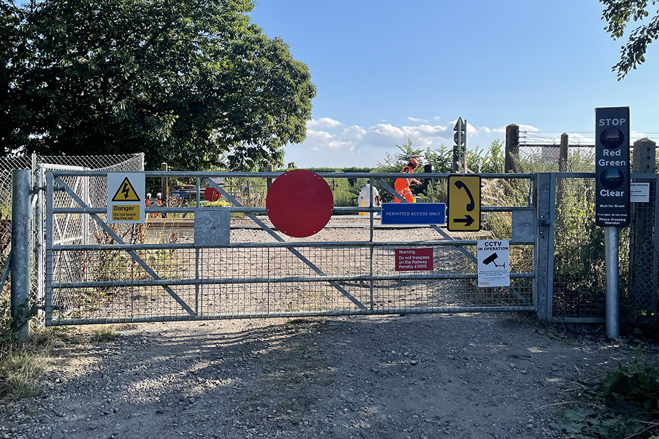 Train and Van Collide at Bax User Level Crossing