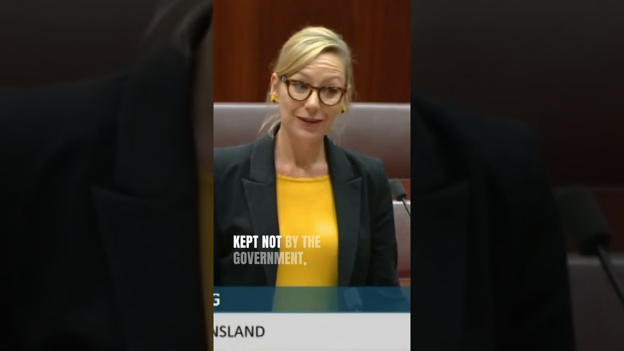 VIDEO: Australian Greens: Senator Larissa Waters reads the names of 28 women killed by violence in 2024