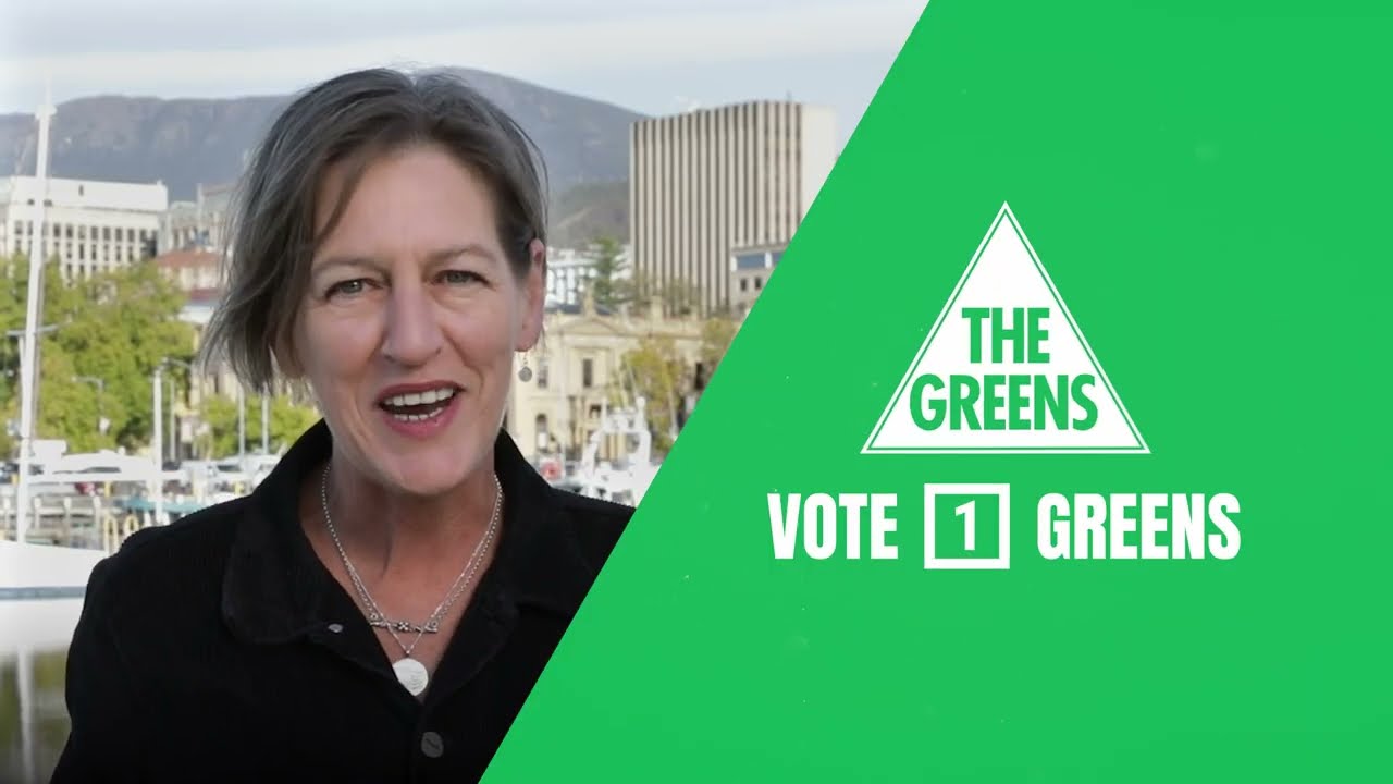 VIDEO: Australian Greens: Vote [1] Greens and Cassy O’Connor for Hobart