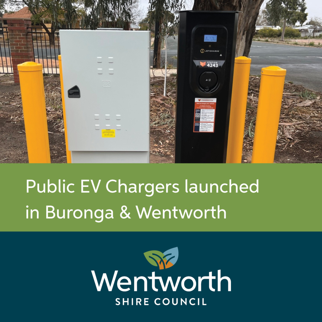 Wentworth Shire Unveils New Public EV Chargers