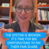 It’s pretty clear the system is broken when 1 in 3 big corporations pay no tax i...