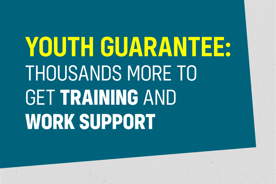 £45m Scheme Extended to Boost Youth Training, Jobs