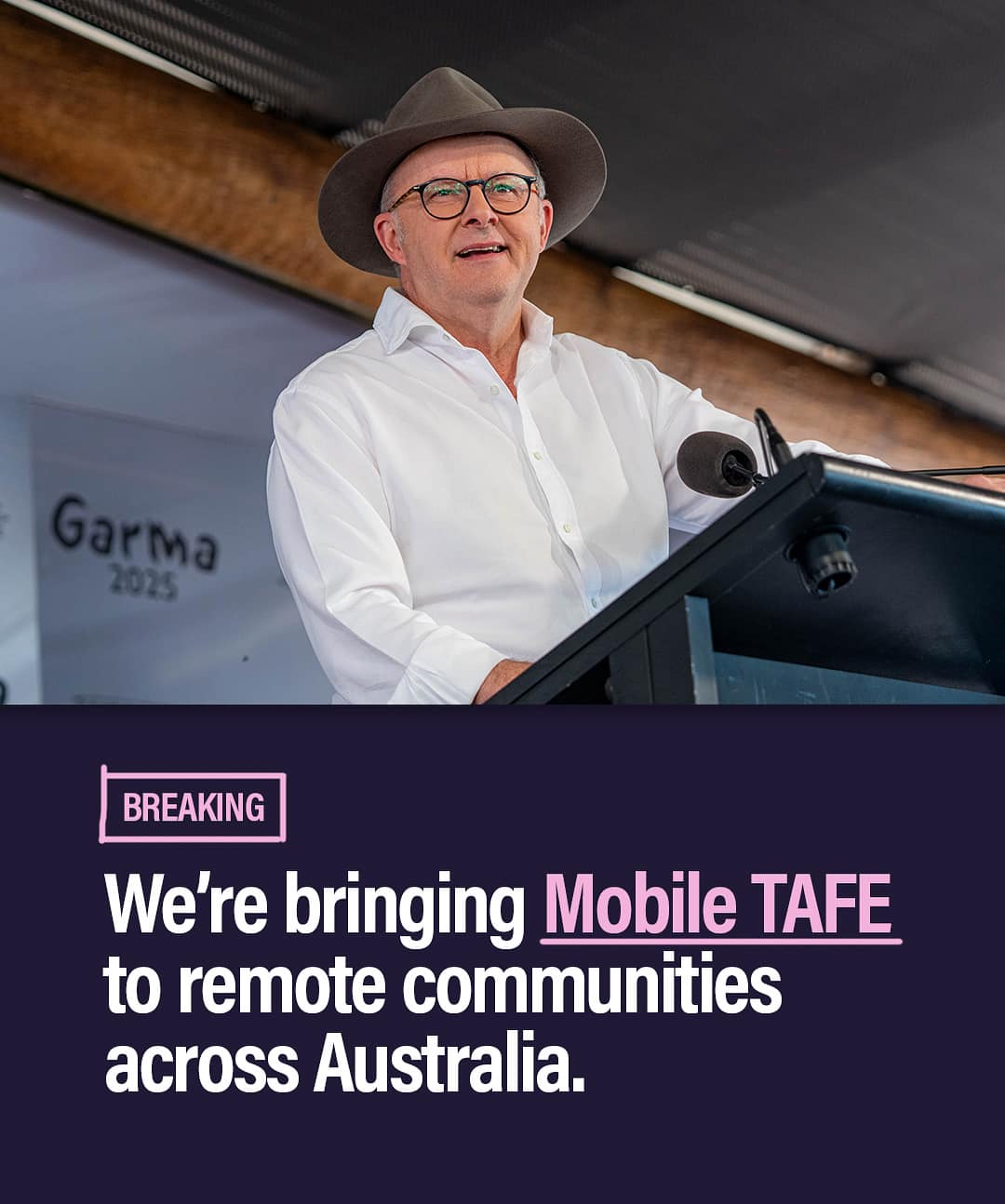 TAFE is hitting the road to train the next generation of construction workers,...