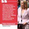 'I believe that if you have the capacity to speak up for others, you should. It'...