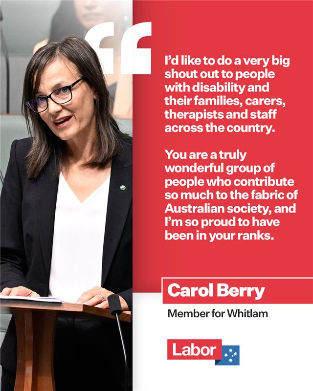Australian Labor Party: ‘I was so moved by the life experiences of people with disability that I’ve work…