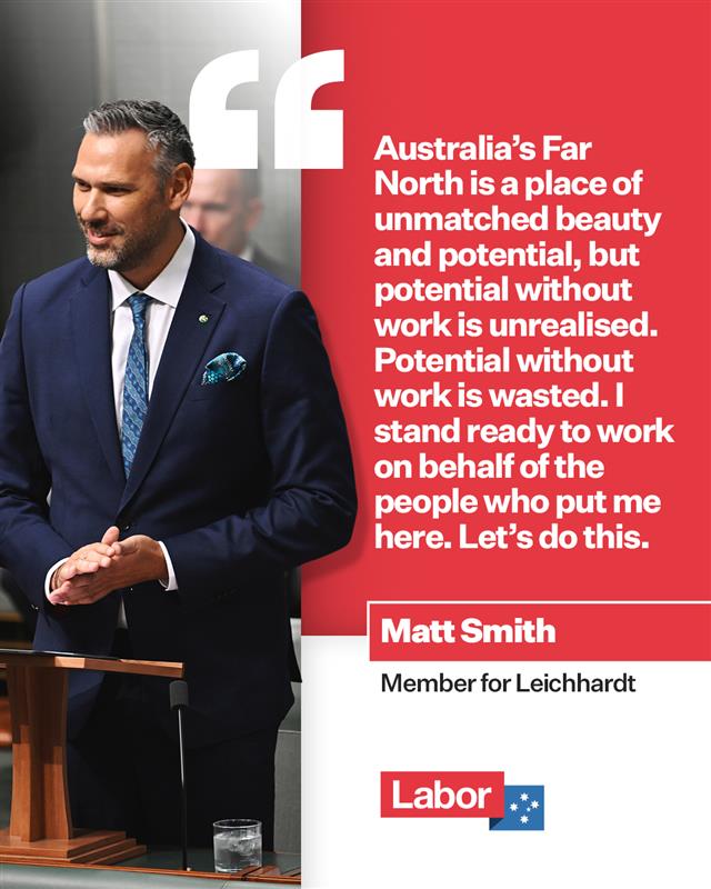 The new Member for Leichhardt Matt Smith MP had a long career for the NBL, loved...