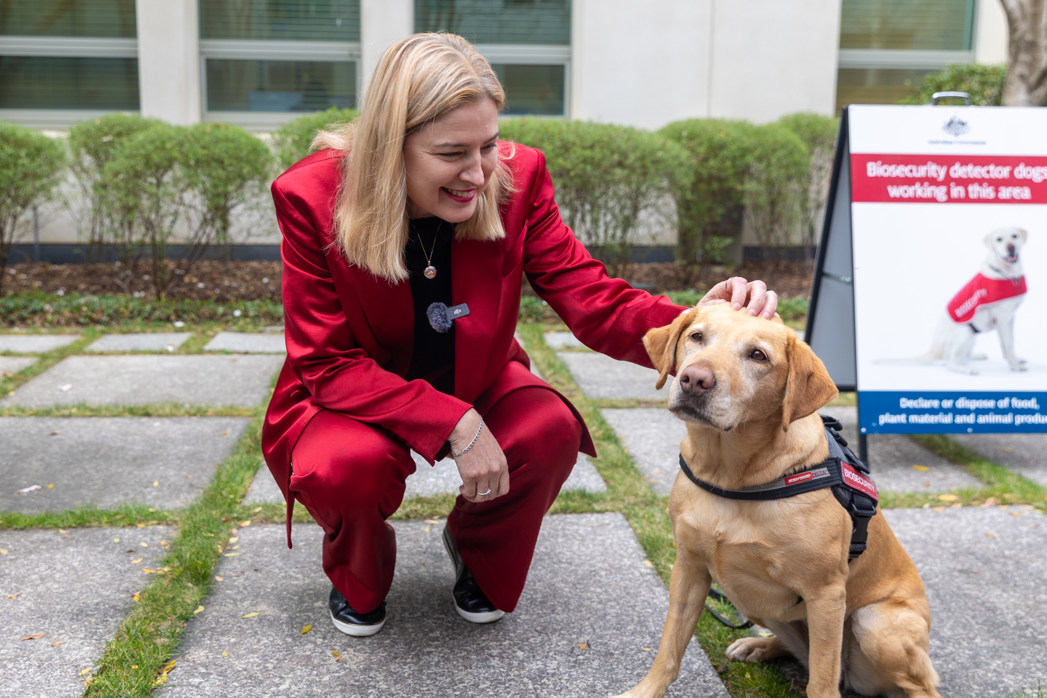 To mark National Biosecurity Week, our parliamentarians had a visit from some ve...