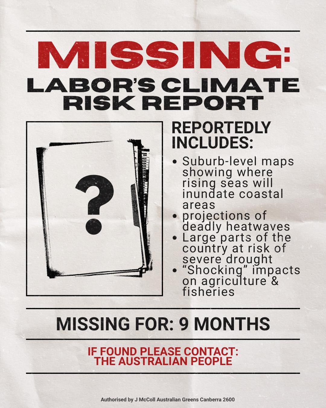 HAVE YOU SEEN THIS CLIMATE REPORT?...