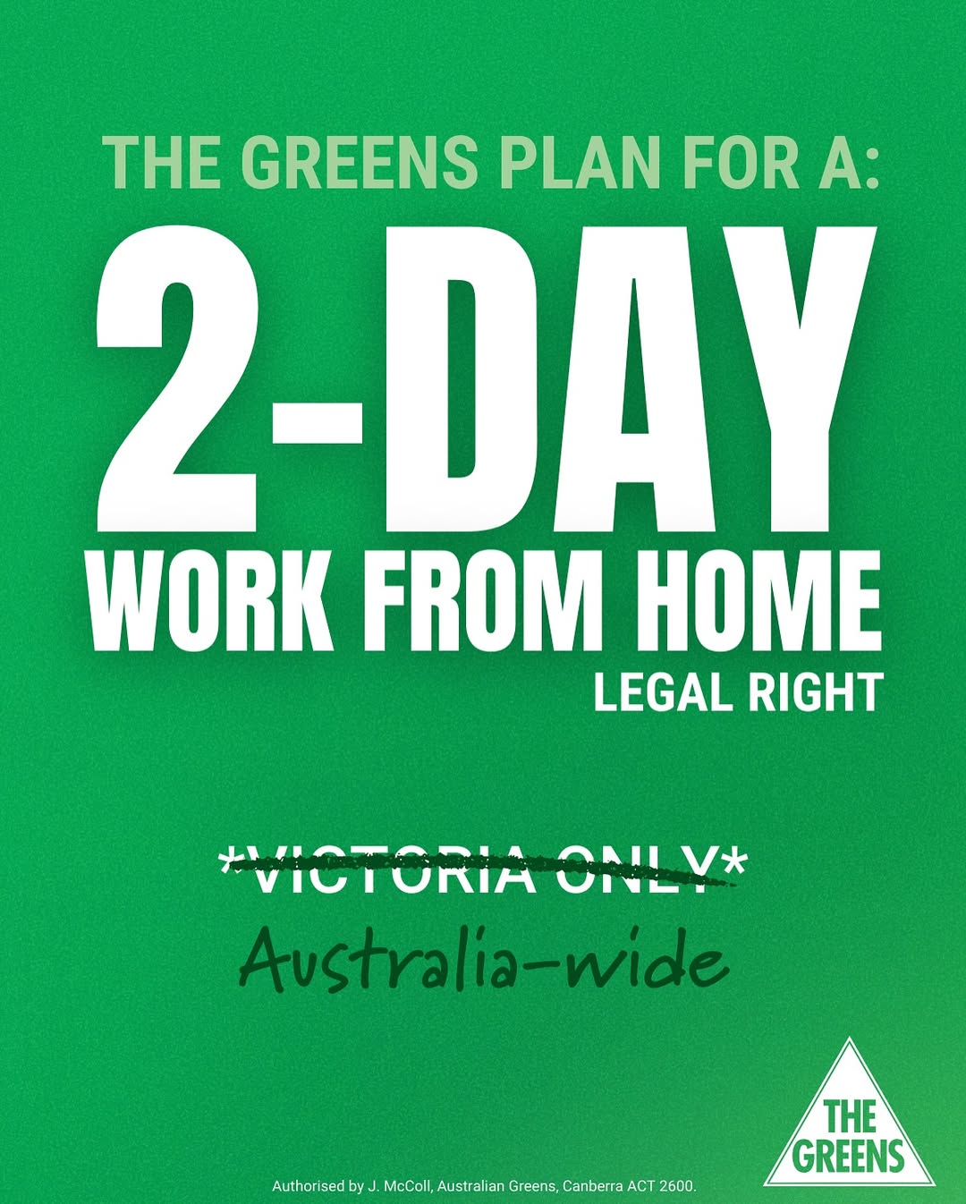 Workers should have the legal right to work from home at least two days a week w...
