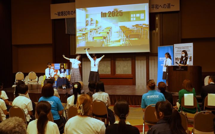 UNITAR, Hiroshima Host Youth Talks for Nuclear-Free Peace