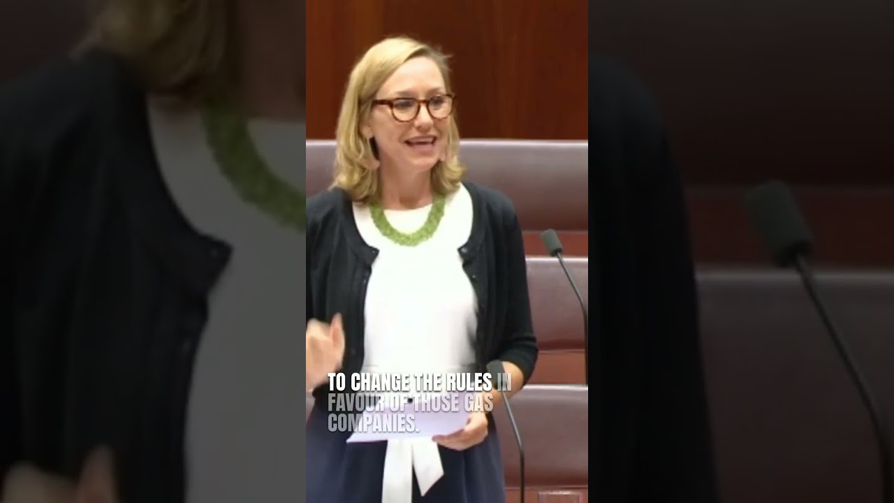 VIDEO: Australian Greens: Larissa Waters slams Labor’s quiet carve out for Resources Minister to fast-track offshore gas