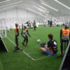 World Champion Robot Soccer Switches to Legs
