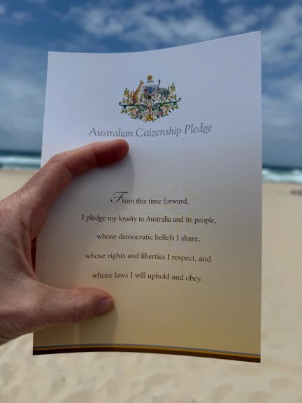 Such a privilege to be part of today’s Citizenship Ceremony at Bondi Beach....
