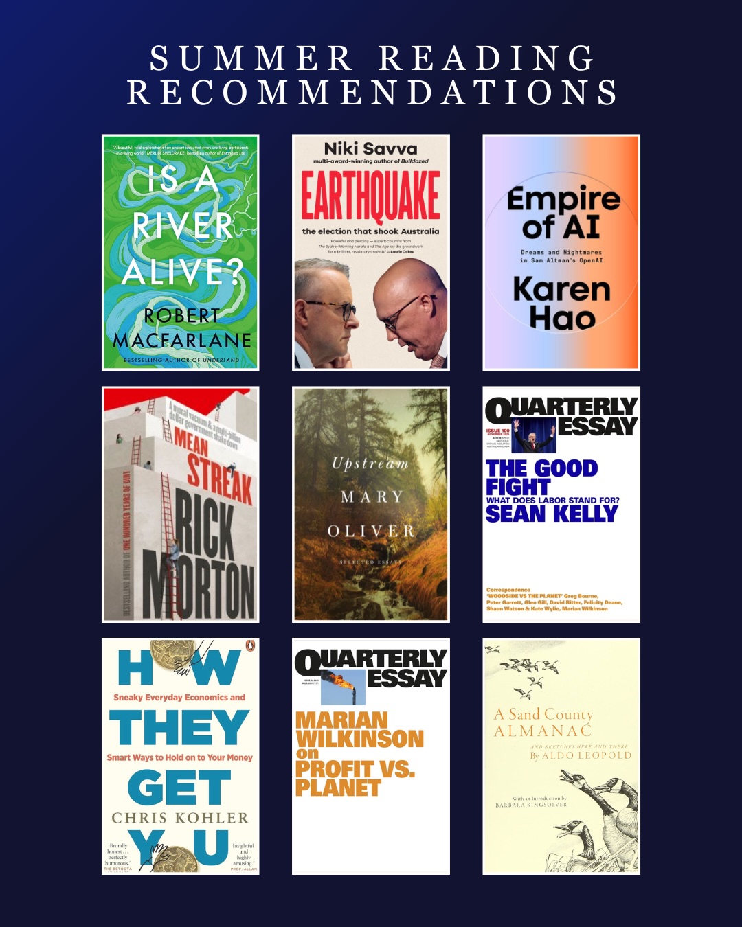 Here’s my summer reading list and recommendations. What’s on yours?...