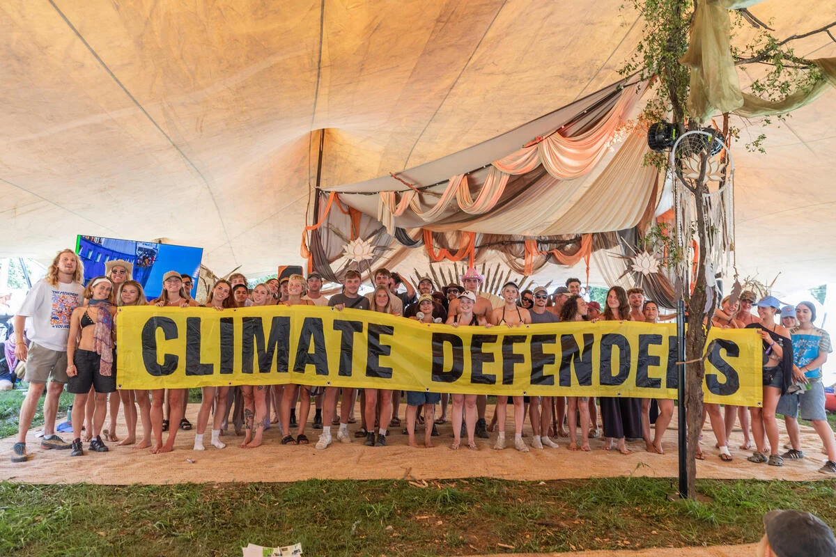 Greenpeace Workshop at Lost Paradise Festival in Australia. © Greenpeace