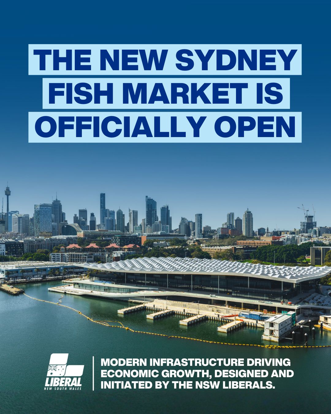 Reeling in the jobs, tourism and economic growth, the new Sydney Fish Market is open - a...