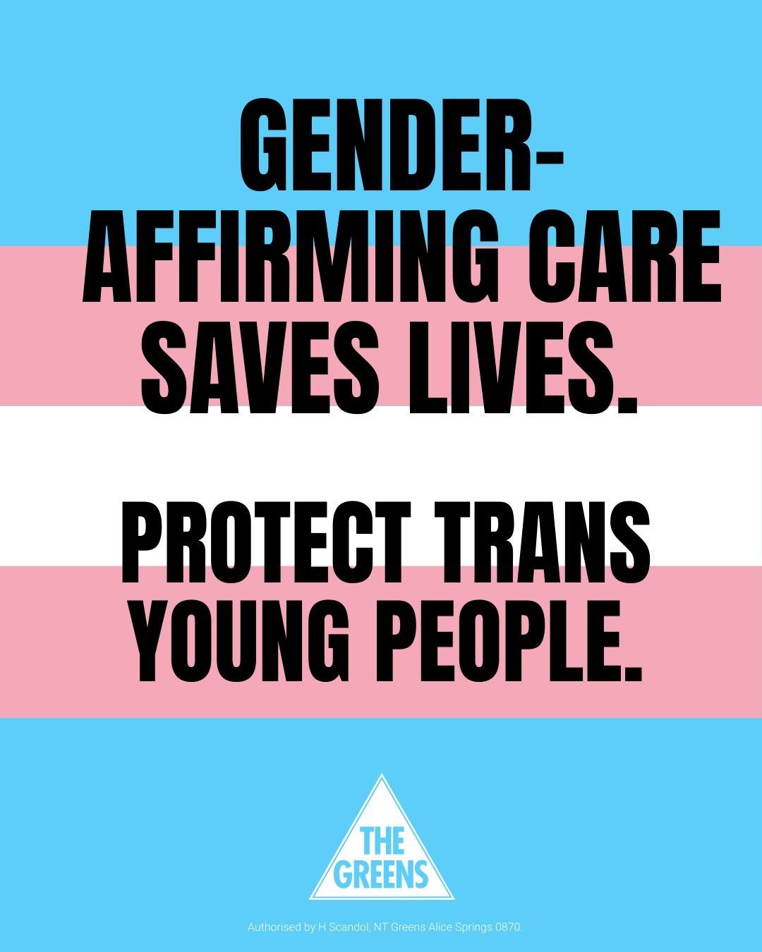 Love and solidarity to trans and gender diverse young people and their families....
