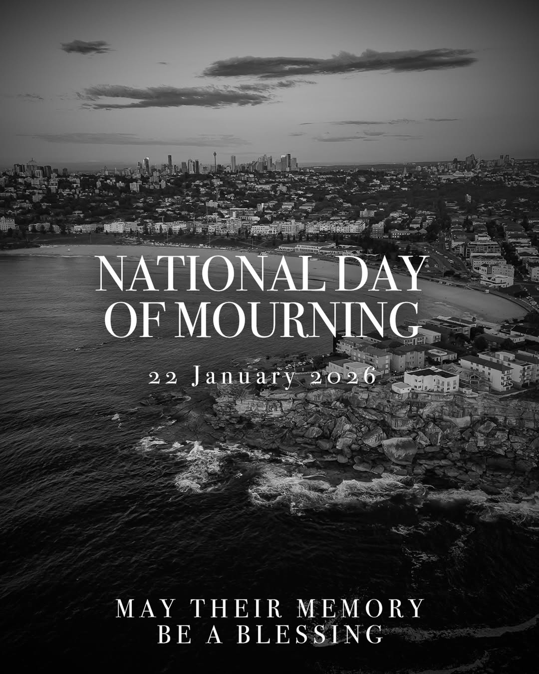 On this National Day of Mourning, we remember the lives lost in the Bondi attack....