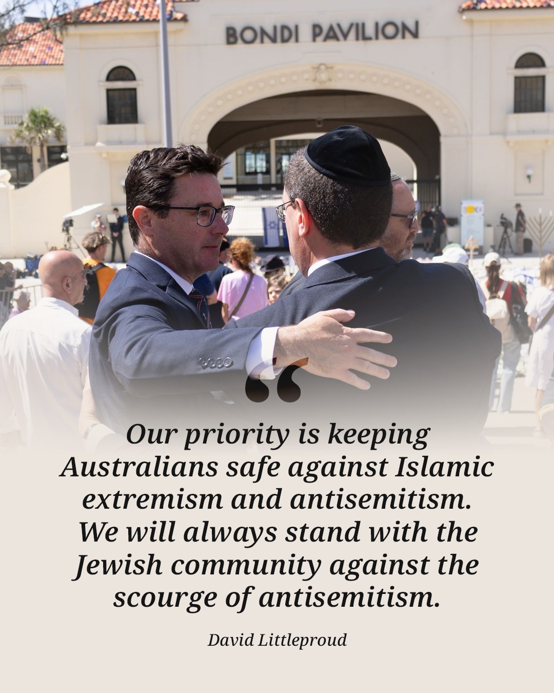 We take the threat of antisemitism and extremism seriously and that’s exactly why we...