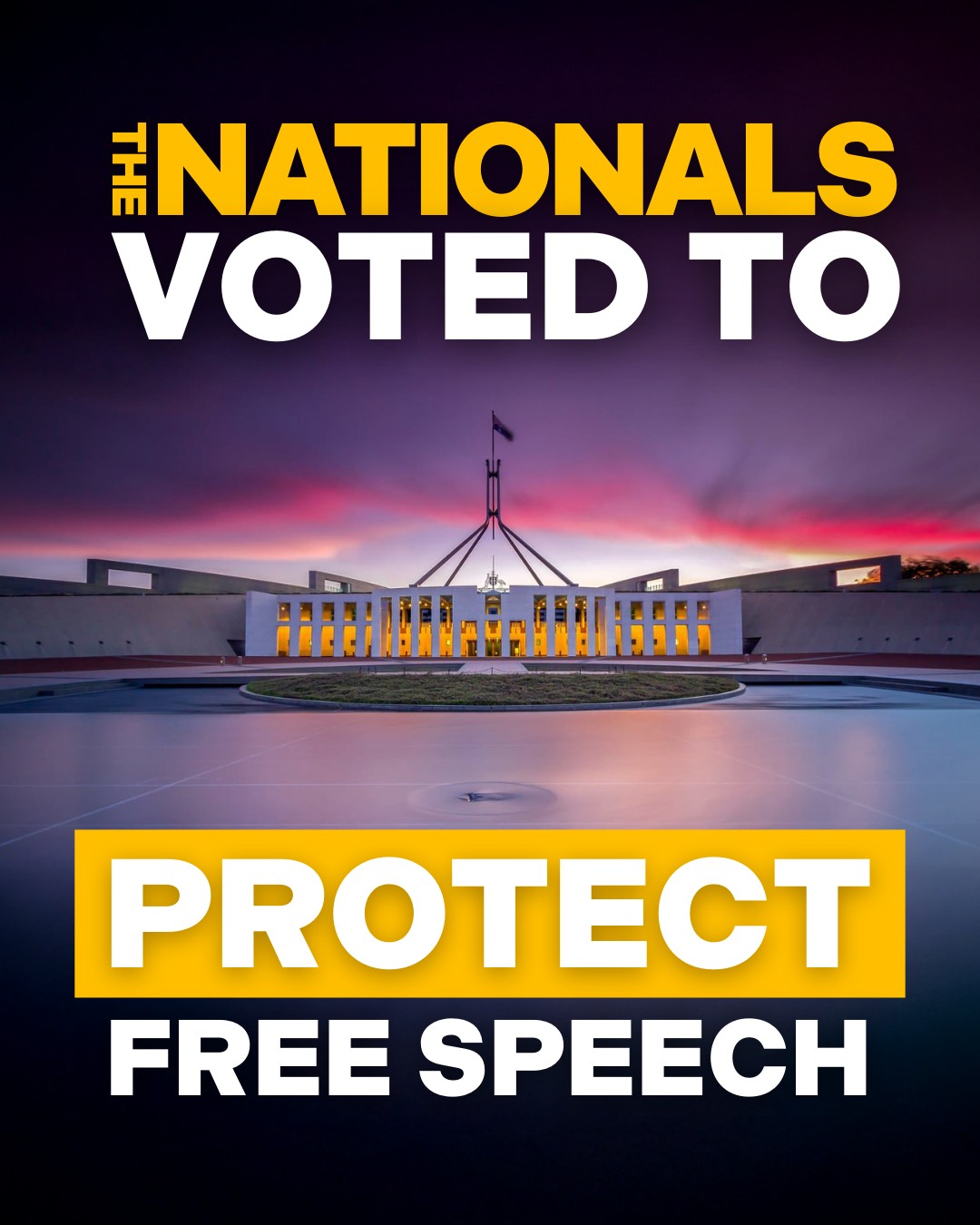 The Nationals have voted against Labor’s poorly drafted hate speech laws....