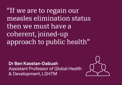 Rapid Reaction: UK Loses Measles Elimination Status