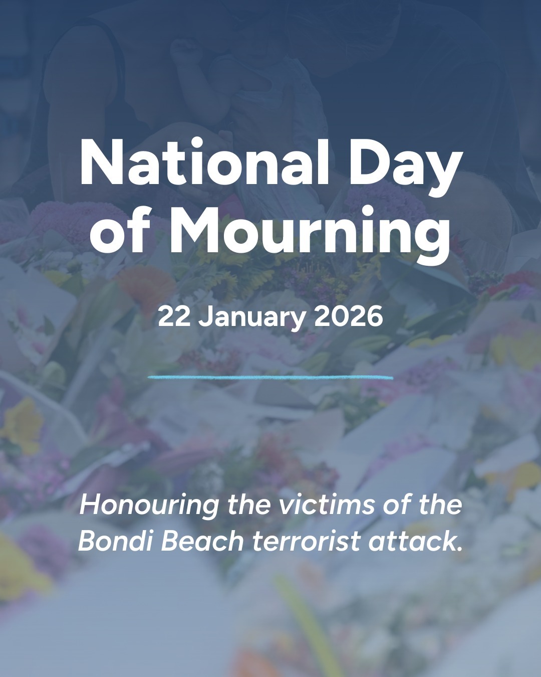 Today is a National Day of Mourning, 30 days on from the Bondi attack, to honour the 15...