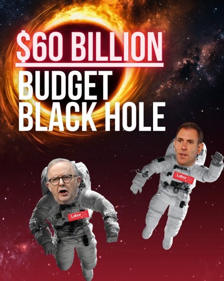 A near $60 billion hole has opened up in Labor’s budget forecasts and no one can explain...