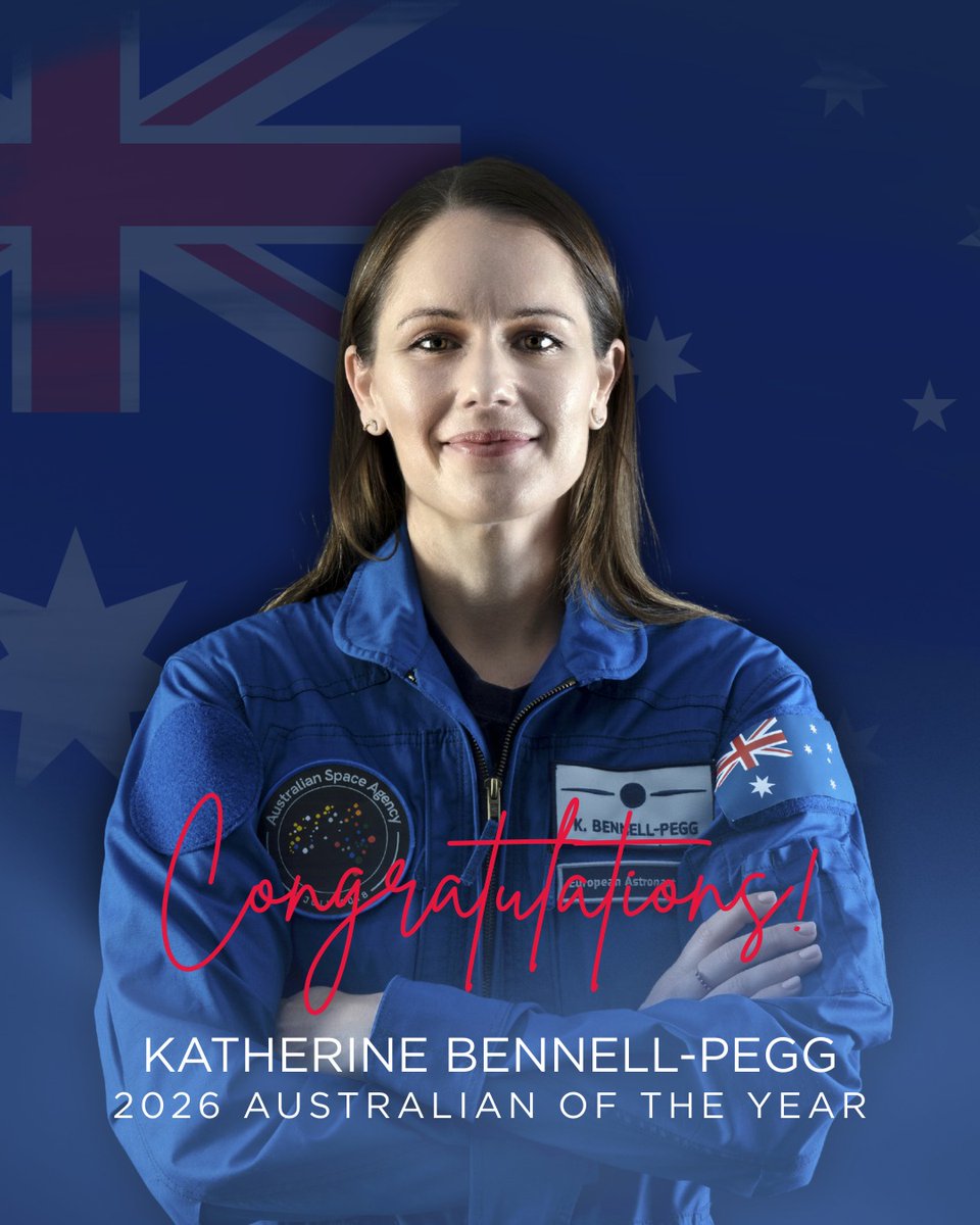 Congratulations to Katherine Bennell-Pegg on being named 2026 Australian of the Year....