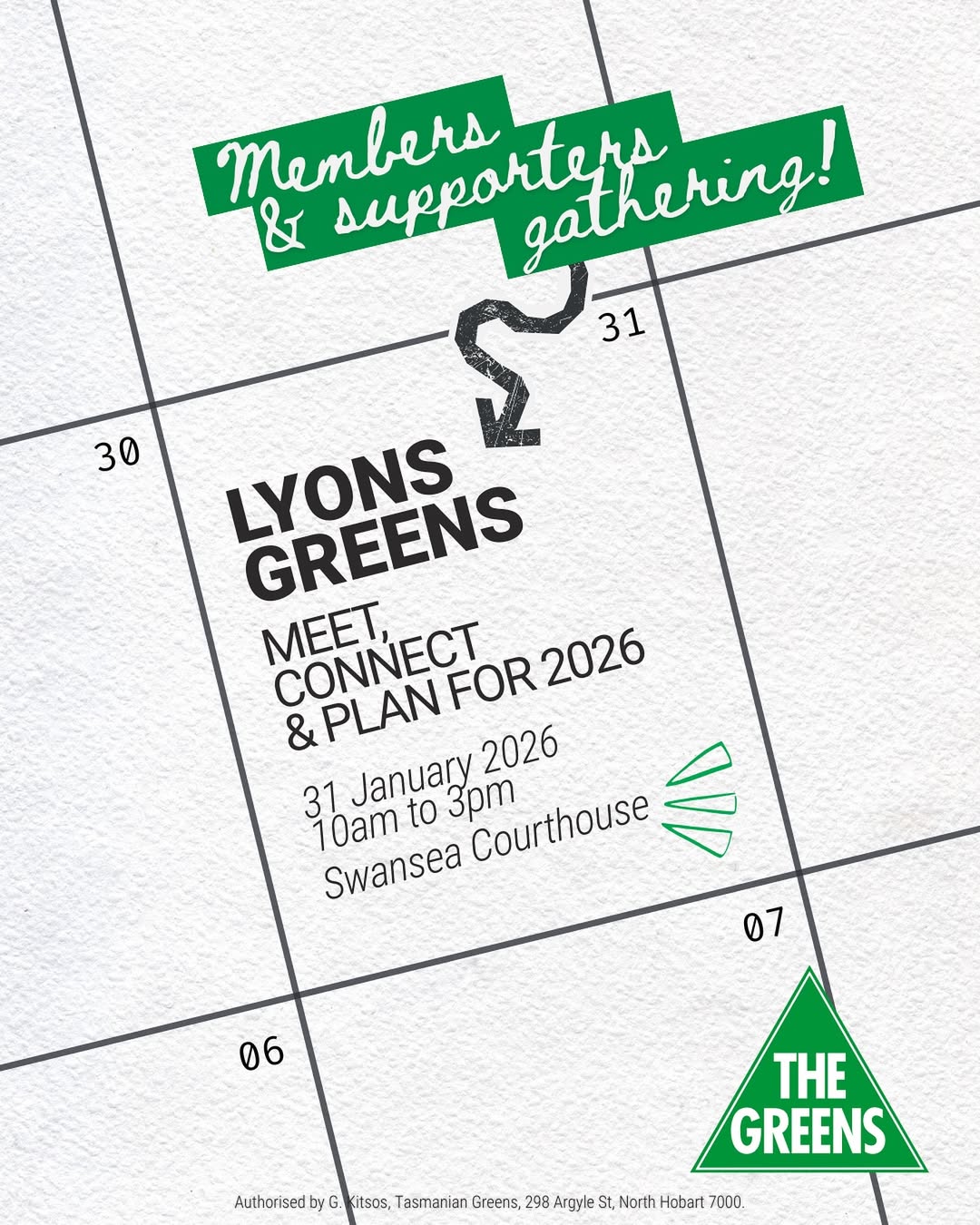 @ Lyons Greens Members and Supporters! Let’s meet, connect and plan for 2026 – together...