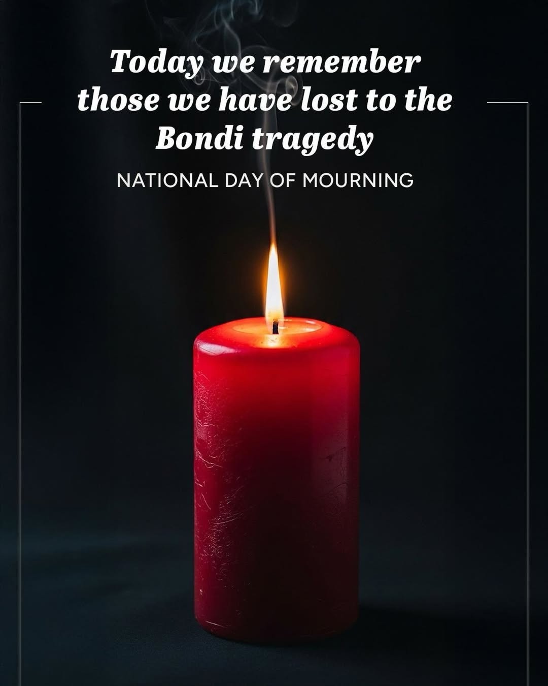 Today we honour the 15 lives lost at the Chanukah event at Bondi Beach last month....