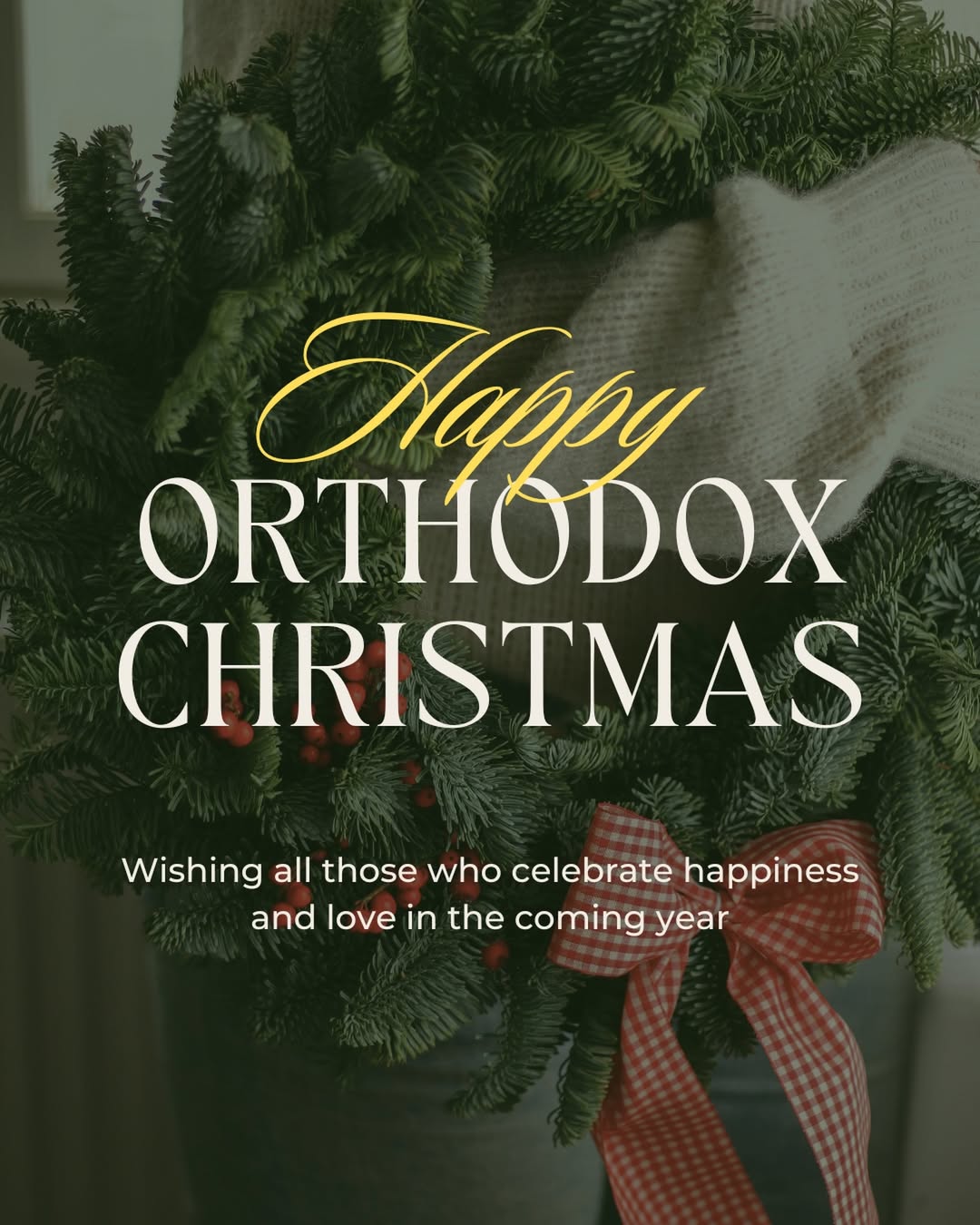 Wishing all Western Australians celebrating a very happy Orthodox Christmas...
