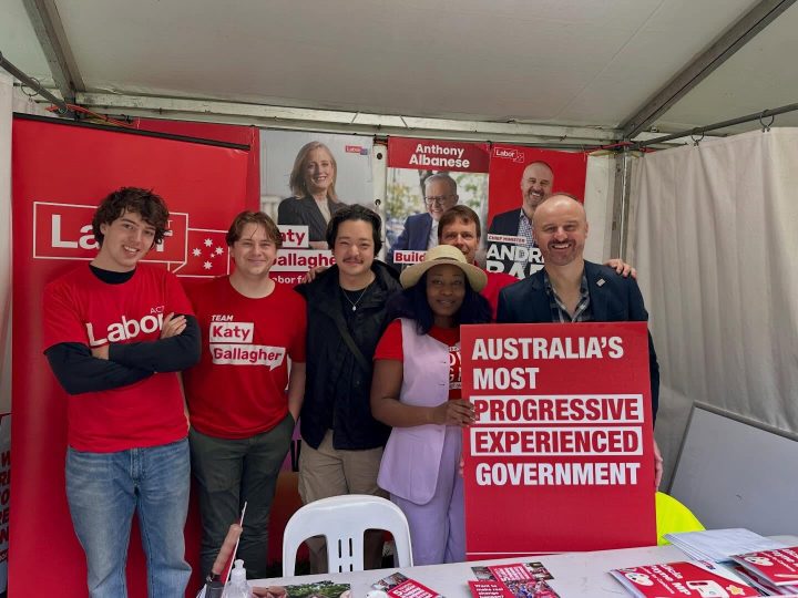 Team @actlabor at Multi Culti today - come and say hi in Glebe Park...