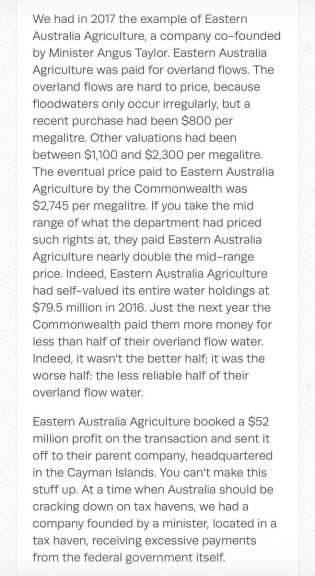 One of Labor's significant achievements has been making multinationals pay their fair...